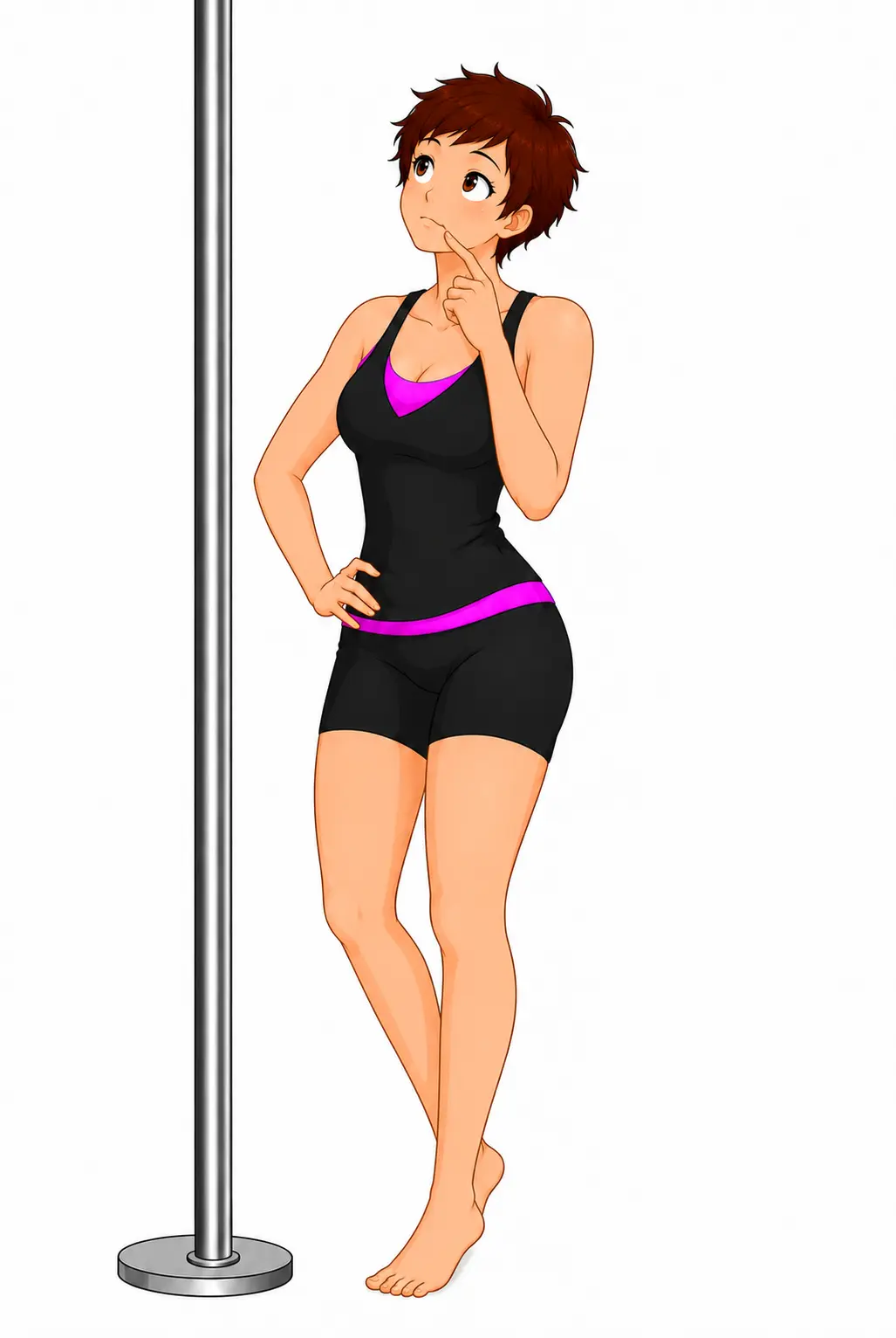 Your Pole Pal wondering how hard pole dancing is Your Pole Pal wondering how hard pole dancing is
