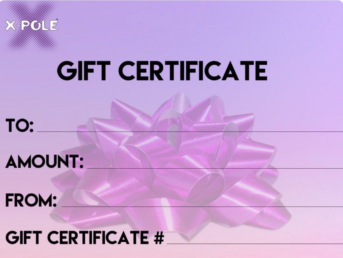 x-pole gift certificate
