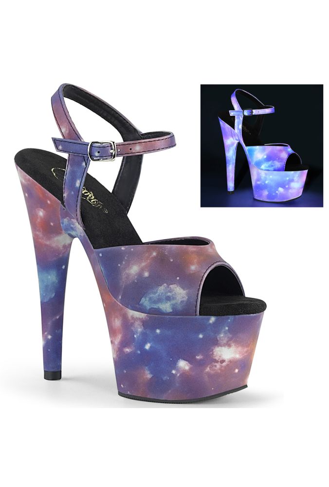 Lavendar pole dance shoes