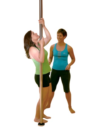 spotting a pole dance move