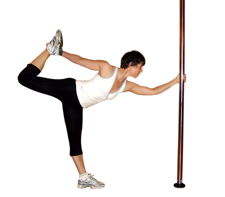 Pole dancing stretc